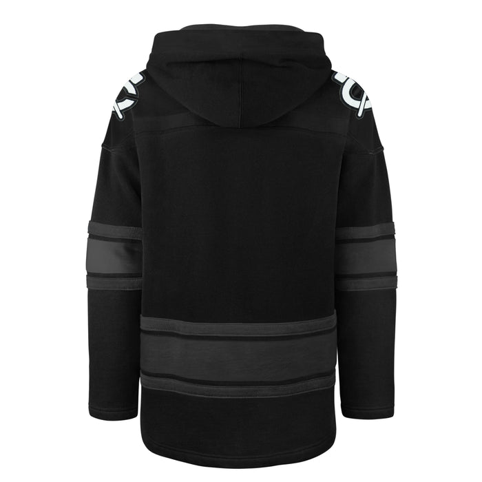 '47 Chicago Blackhawks Lettering Fleece Lace Jersey Style Hood