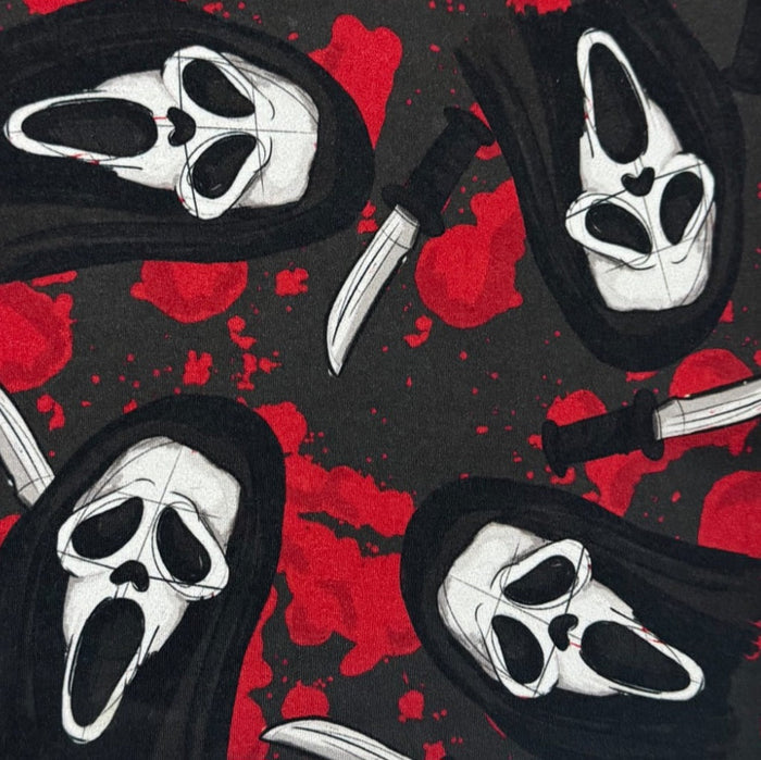 Bloody Ghostface (Semi-Exclusive) - High-quality Handcrafted Vibrant Leggings - - Leggings