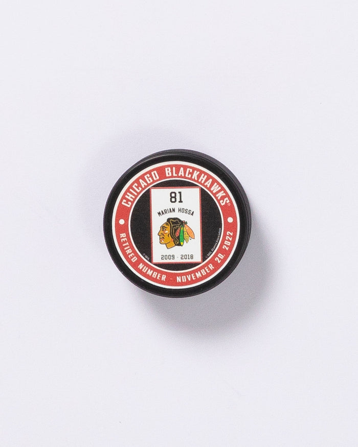 Chicago Blackhawks Banner Series Marian Hossa Puck