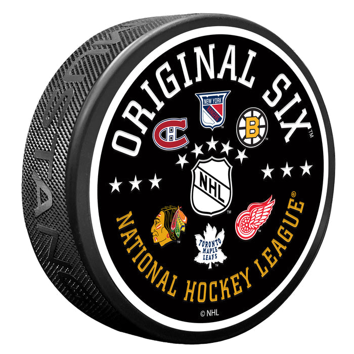 Chicago Blackhawks Original Six Black Puck