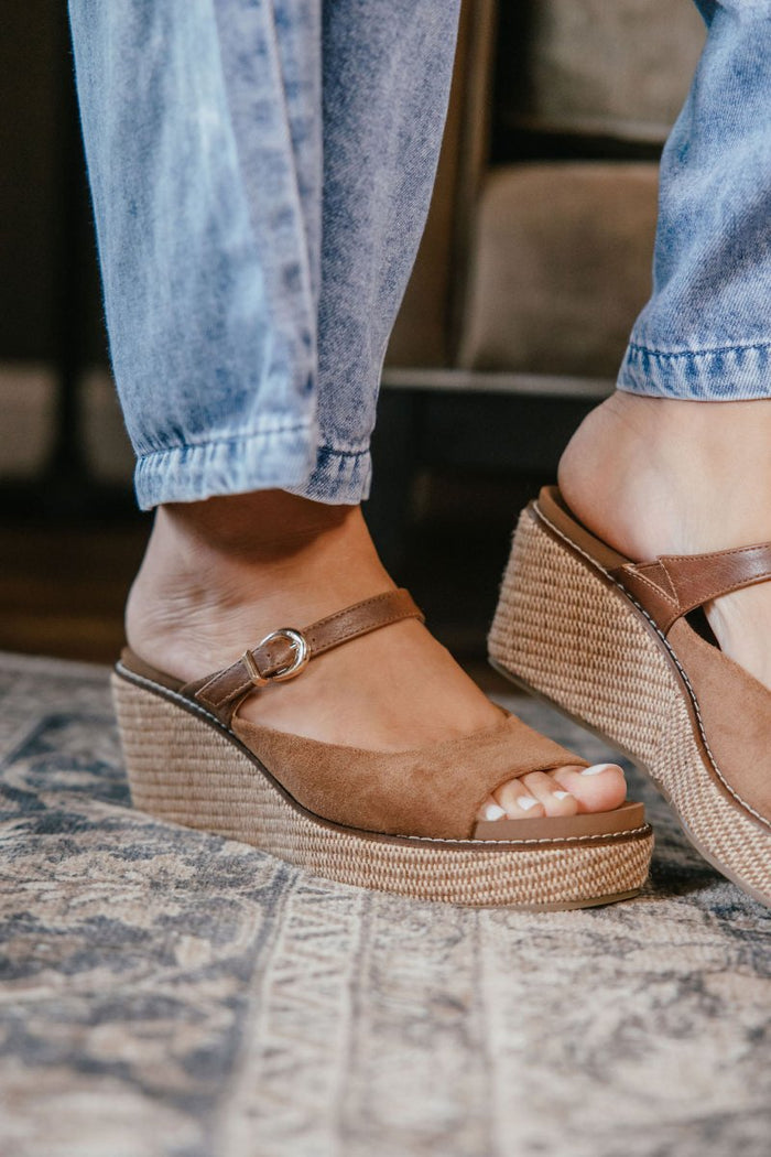 Corky's Chestnut Combo Treat Yourself Wedges - Macoma Boutique302 Wedges & Heels