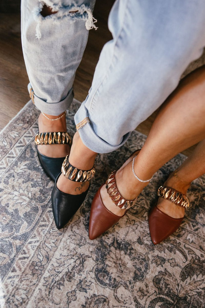 Corky's Cognac Past Curfew Mules - Macoma Boutique303 Mules & Boots