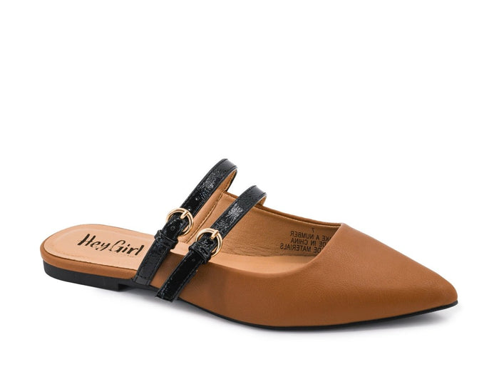 Corky's Cognac Take A Number Mules - Macoma Boutique303 Mules & Boots