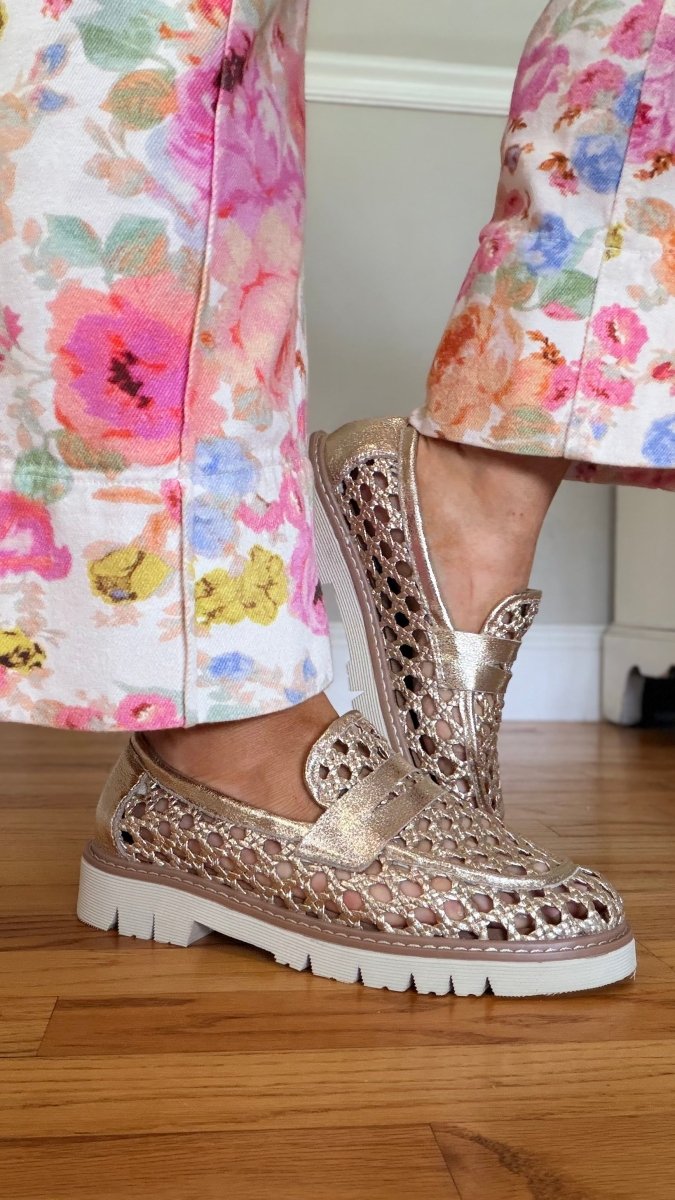 Corky's Gold So Put Together Shoes - Macoma Boutique303 Mules & Boots