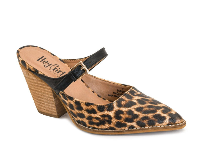 Corky's Leopard Combo Sober Up Heels - Macoma Boutique303 Mules & Boots