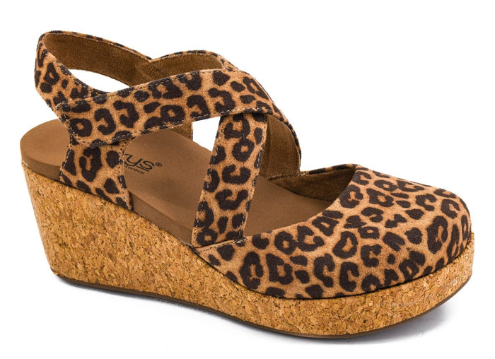 Corky's Leopard What's The Rush Wedges - Macoma Boutique302 Wedges & Heels