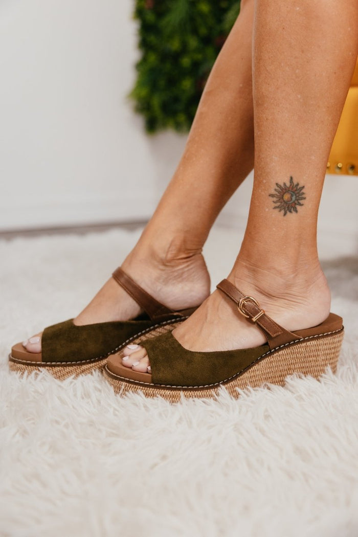 Corky's Moss Treat Yourself Wedges - Macoma Boutique302 Wedges & Heels
