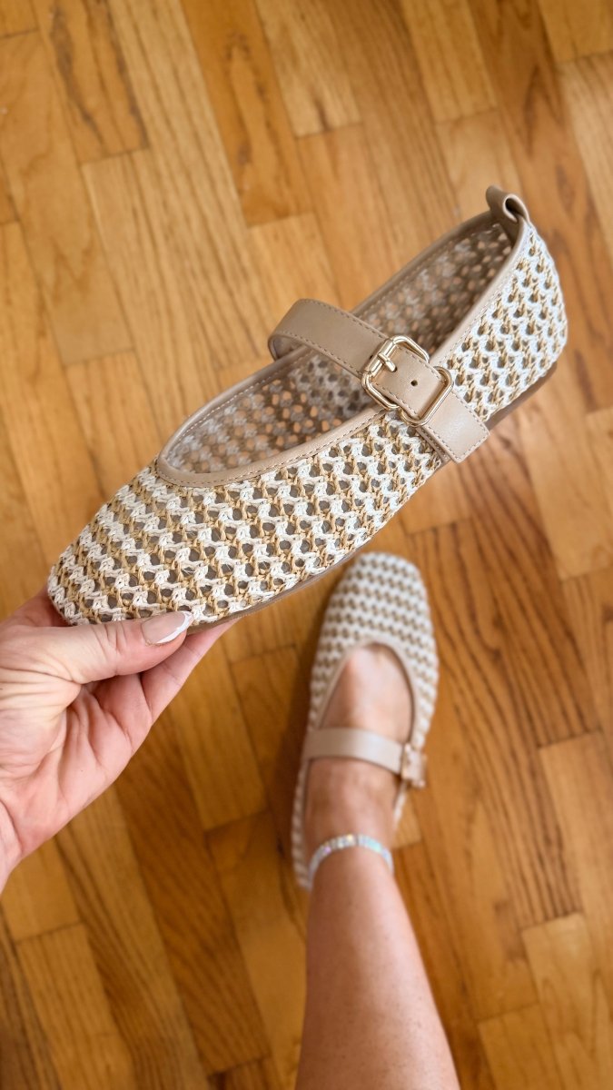 Corky's Natural Left Him On Read Shoes - Macoma Boutique305 Flats