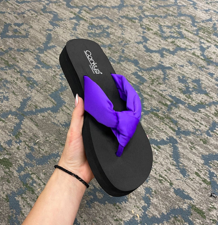 Corky's Purple You Go Girl Sandals - Macoma Boutique304 Sandals