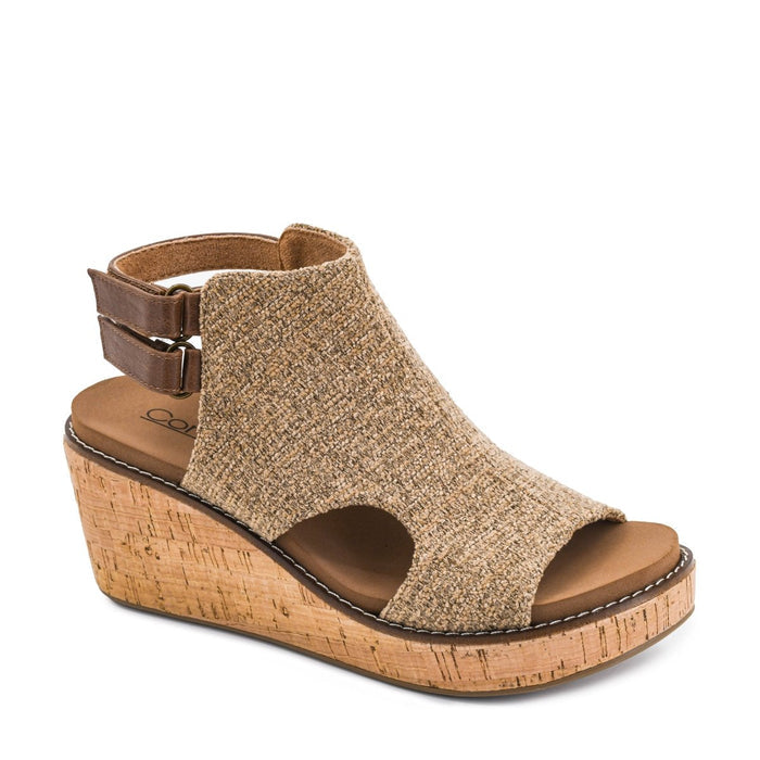Corky's Tan Falling Hard Wedges - Macoma Boutique303 Mules & Boots