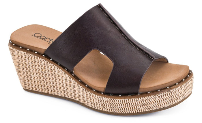 Corky's Walnut Kiss N Tell Wedges - Macoma Boutique302 Wedges & Heels