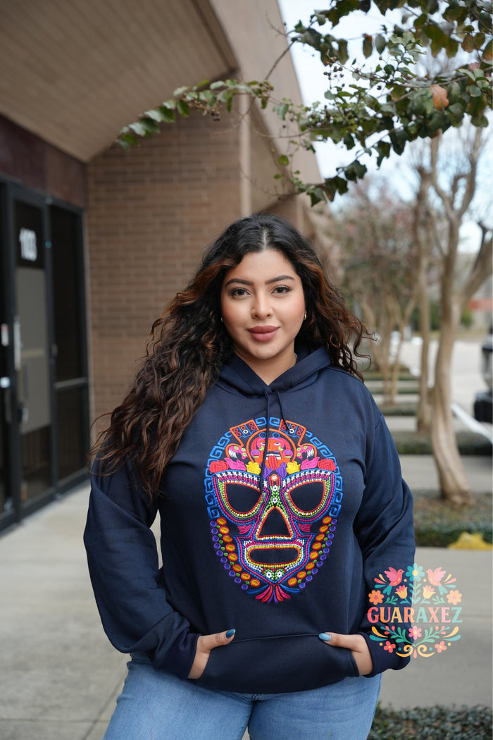 Embroidery Hoodie Enmascarado Unisex