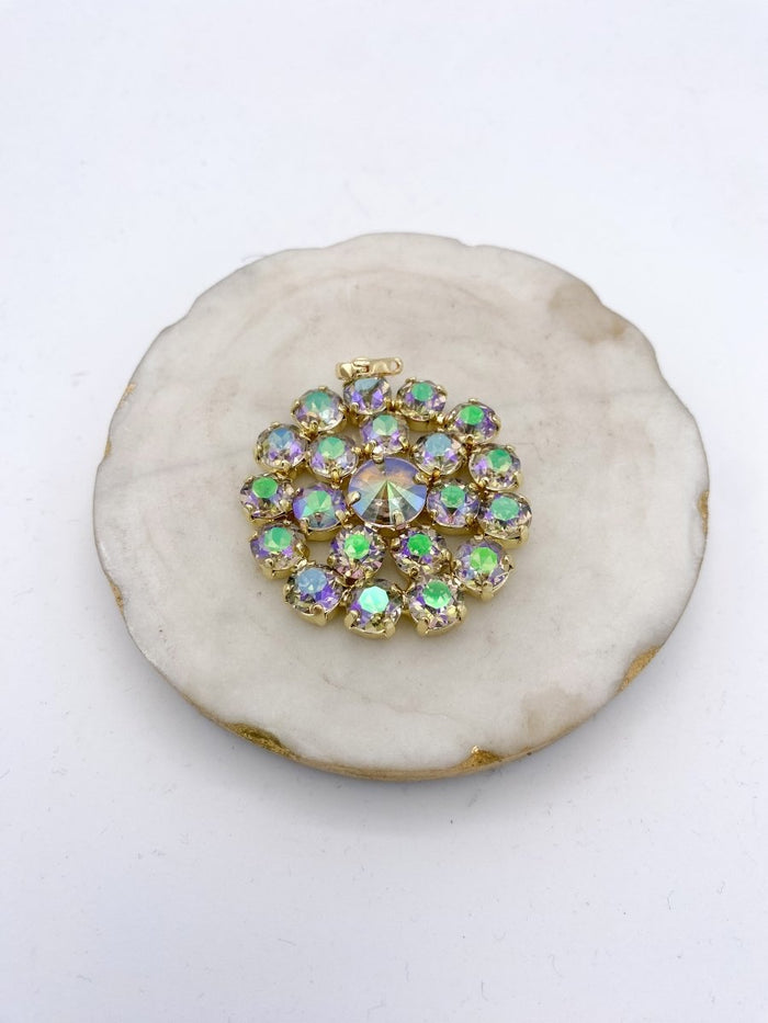 Floral Burst Charm in Iridescent Purple - Macoma Boutique315 Jewelry
