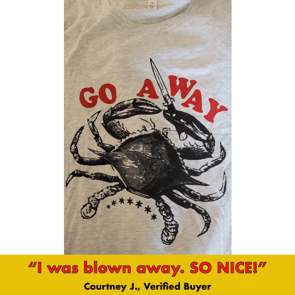 'Go Away' Shirt - - T-Shirts