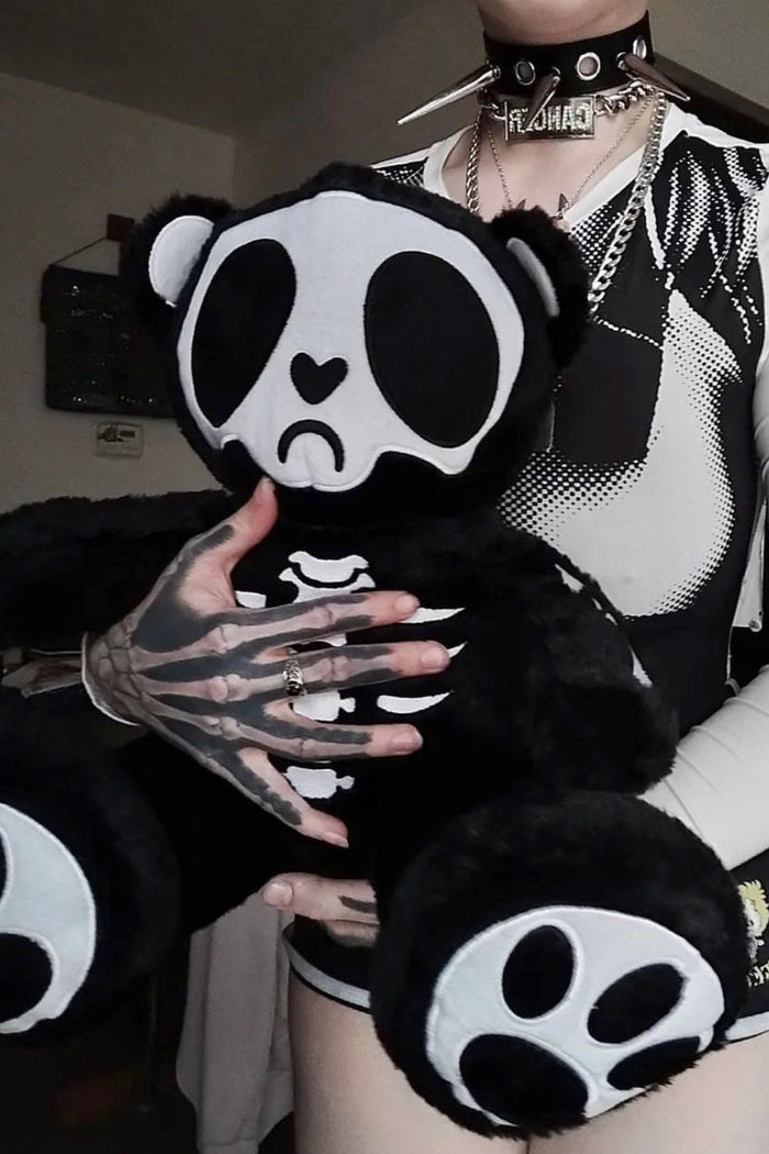 Grumpy Bones Bear Plush Toy - - Plushies