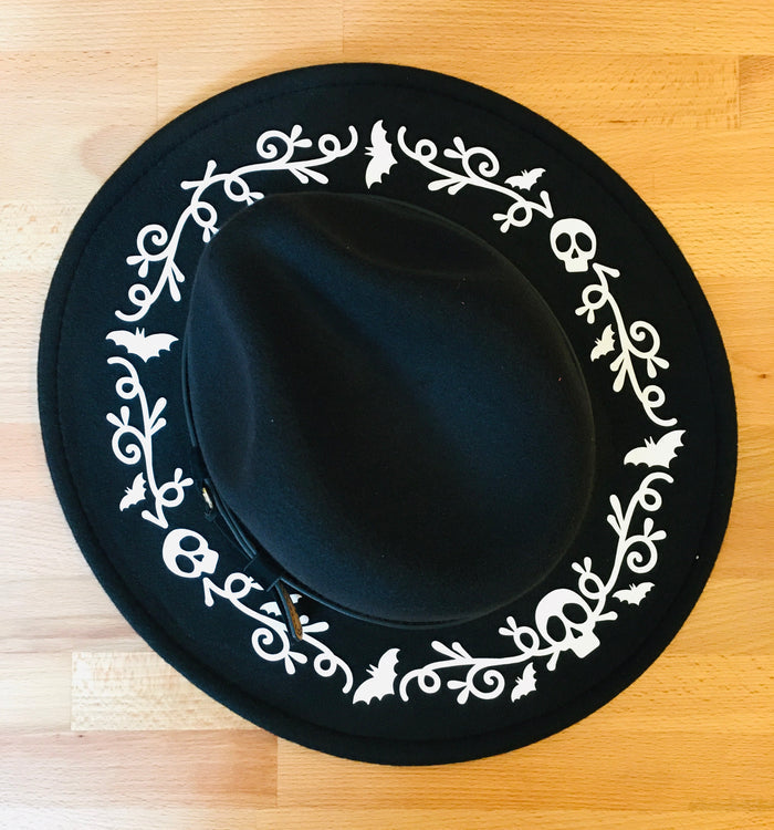 Vegan Felt Hat - Halloween - -