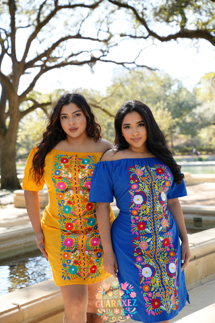 Mamacita Embroidered Mexican Dress
