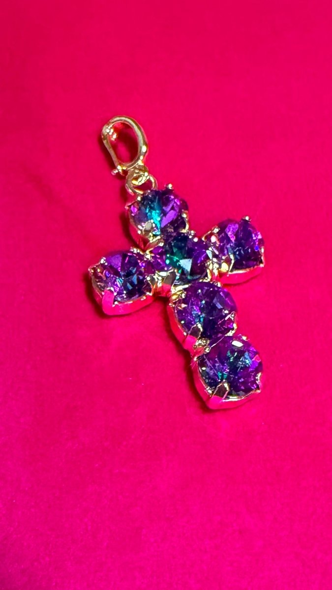 Mini Cross Charms in Gold Unicorn Mix - Macoma Boutique315 Jewelry