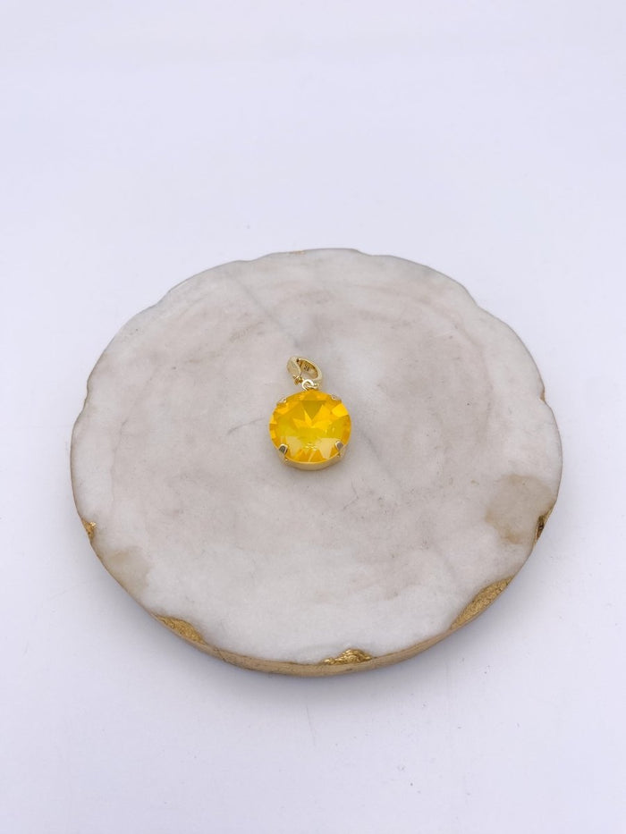 Round Charm in Beach Sunrise - 16MM - Macoma Boutique310 Accessories/Jewelry