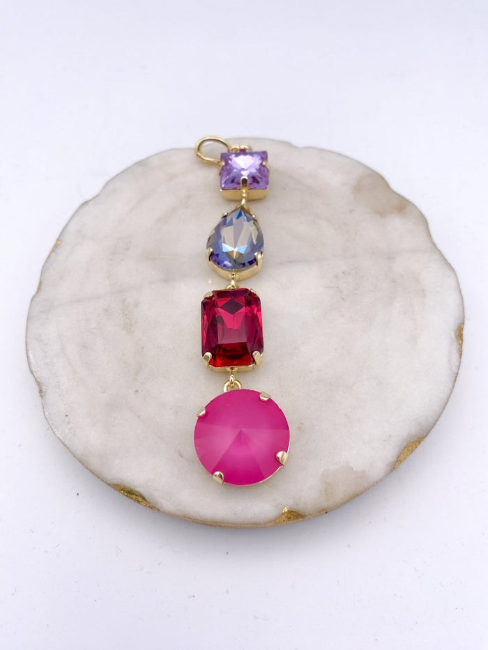 Sweet Sorbet Charm in Fuschia - Macoma Boutique315 Jewelry