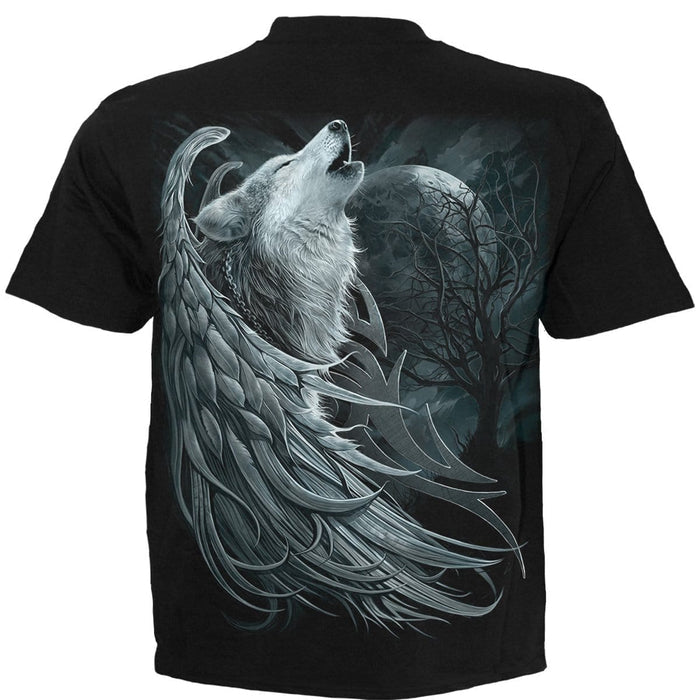 WOLF SPIRIT - T-Shirt Black - - T-Shirts