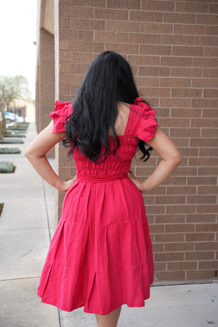 Yeni Embroidery Sunflower Dress