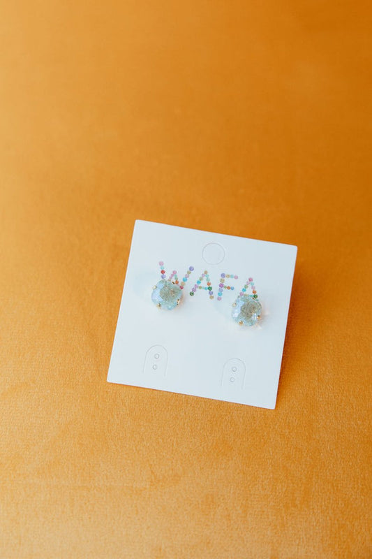 10MM Stud Earrings in Coastal Breeze - Macoma Boutique310 Accessories/Jewelry