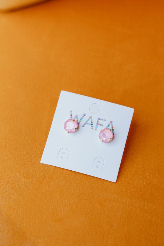 10MM Stud Earrings in Pink Champagne - Macoma Boutique310 Accessories/Jewelry