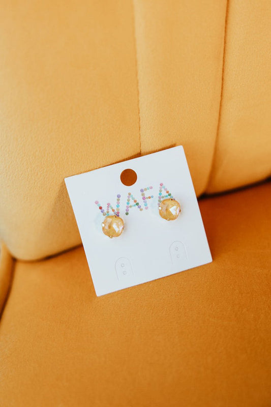 10MM Stud Earrings in Wild Poppy - Macoma Boutique310 Accessories/Jewelry