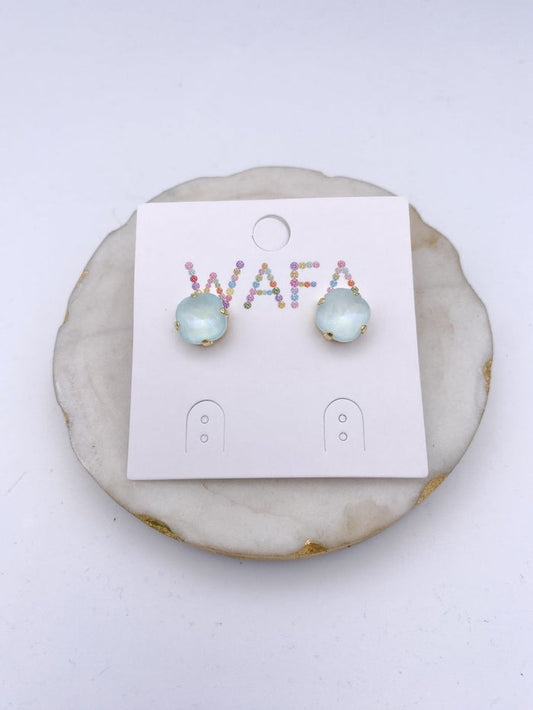 10MM Stud Earrings in Winter Moon - Macoma Boutique315 Jewelry