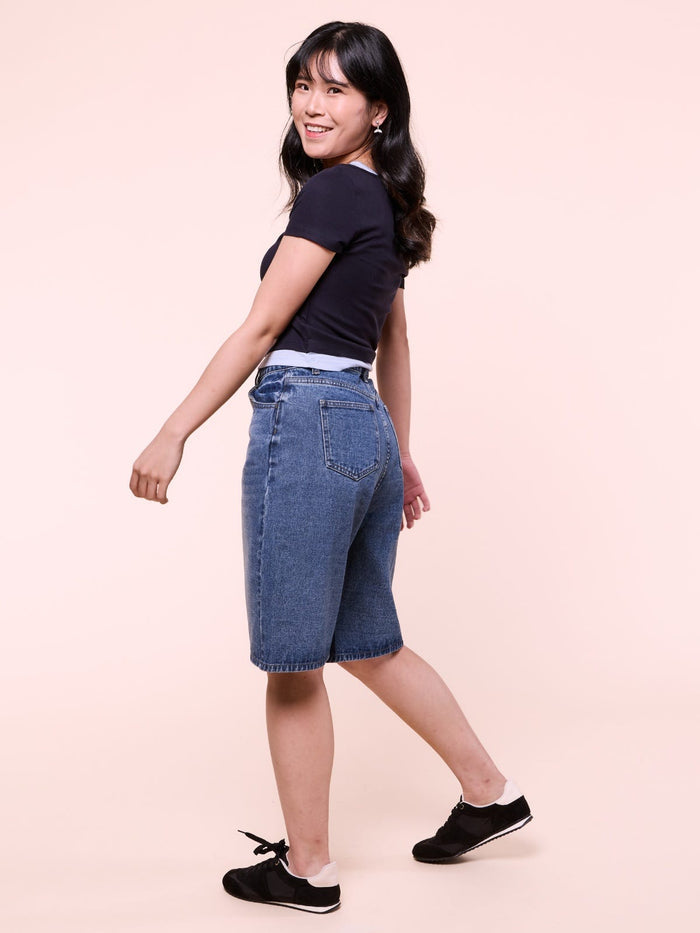 MACIE, 2-in-1 Top - 8f6-navyblazer