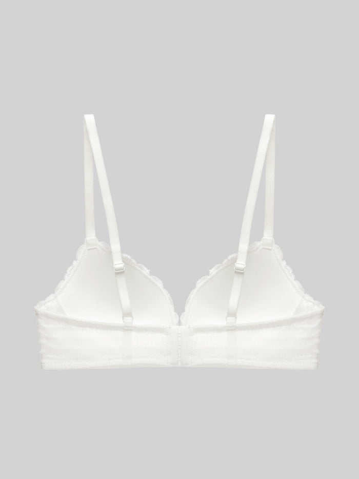 2-Pack Wireless Lace Bra - 8f6-black