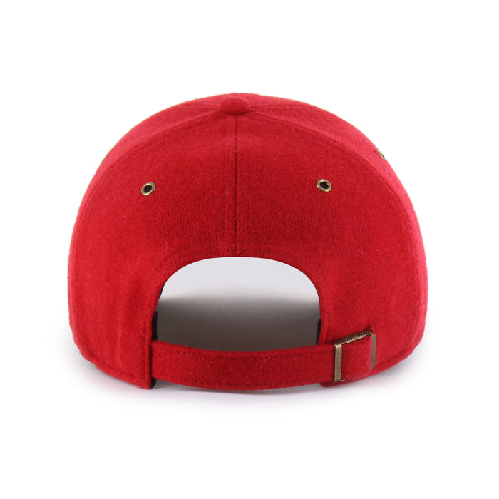 '47 Chicago Blackhawks Centennial Golden Age Red Wool Blend Clean Up Hat