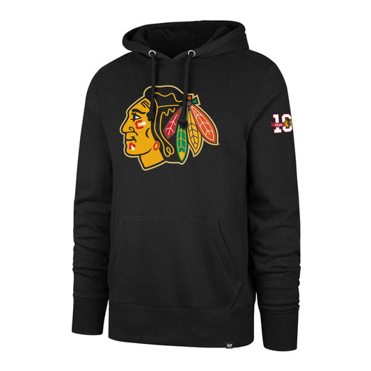 '47 Chicago Blackhawks Centennial Headline Pullover Hoodie