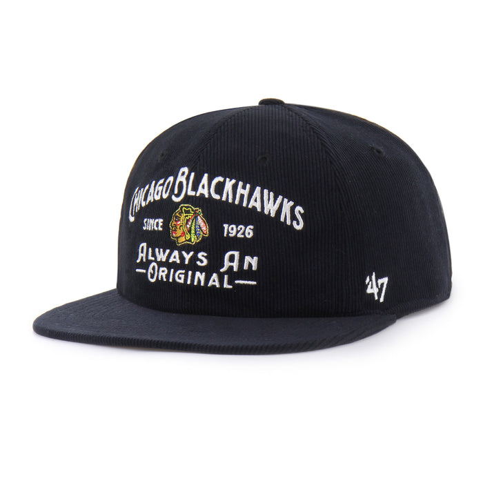 '47 Chicago Blackhawks Centennial Whitlock Captain Corduroy Hat
