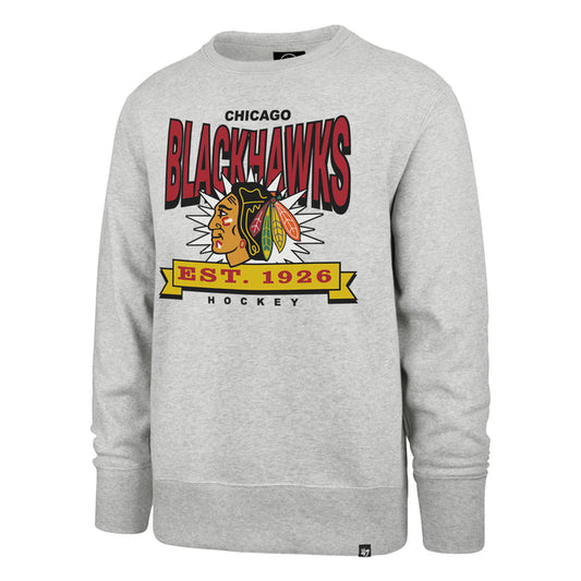 '47 Chicago Blackhawks Twelve Six Headline Crewneck