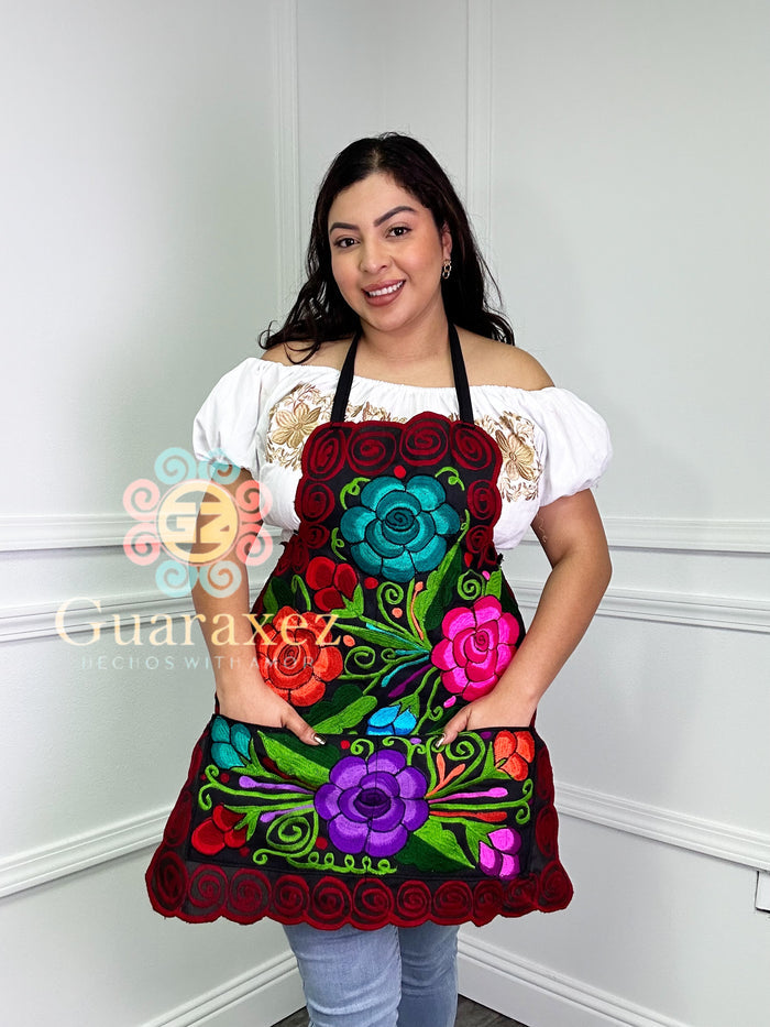 Floreado Multicolor Mexican Apron