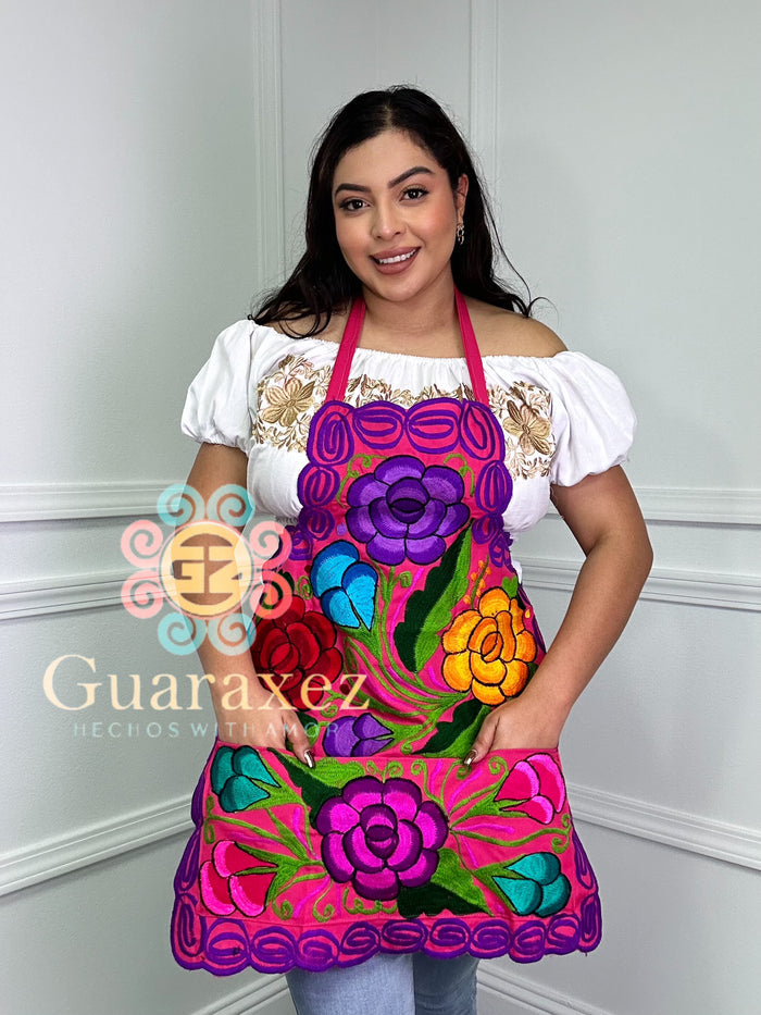 Floreado Multicolor Mexican Apron