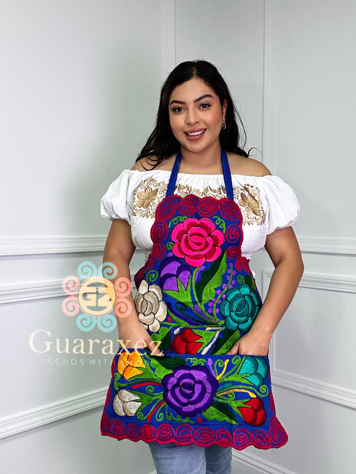 Floreado Multicolor Mexican Apron