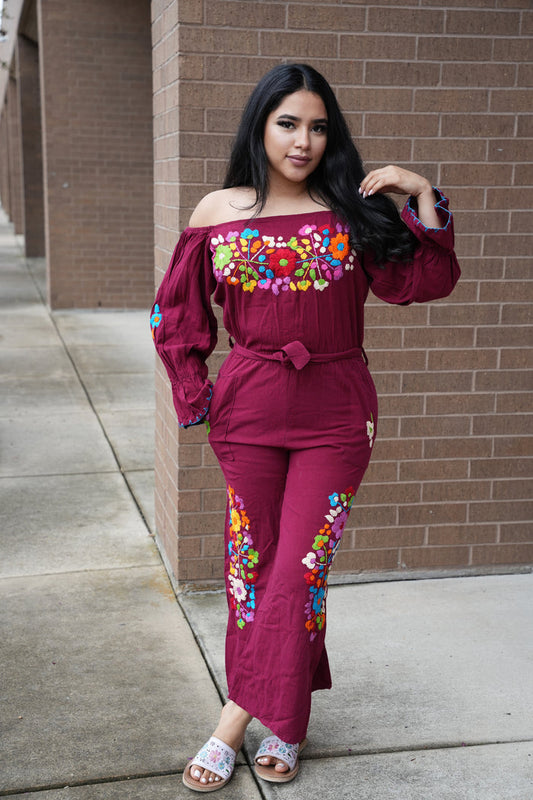Aida Palazzo Hand Embroidery