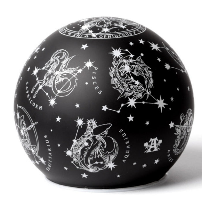 Alchemy Astrology Globe Lamp | LED Light & Spins - Alchemy of England - Lamps