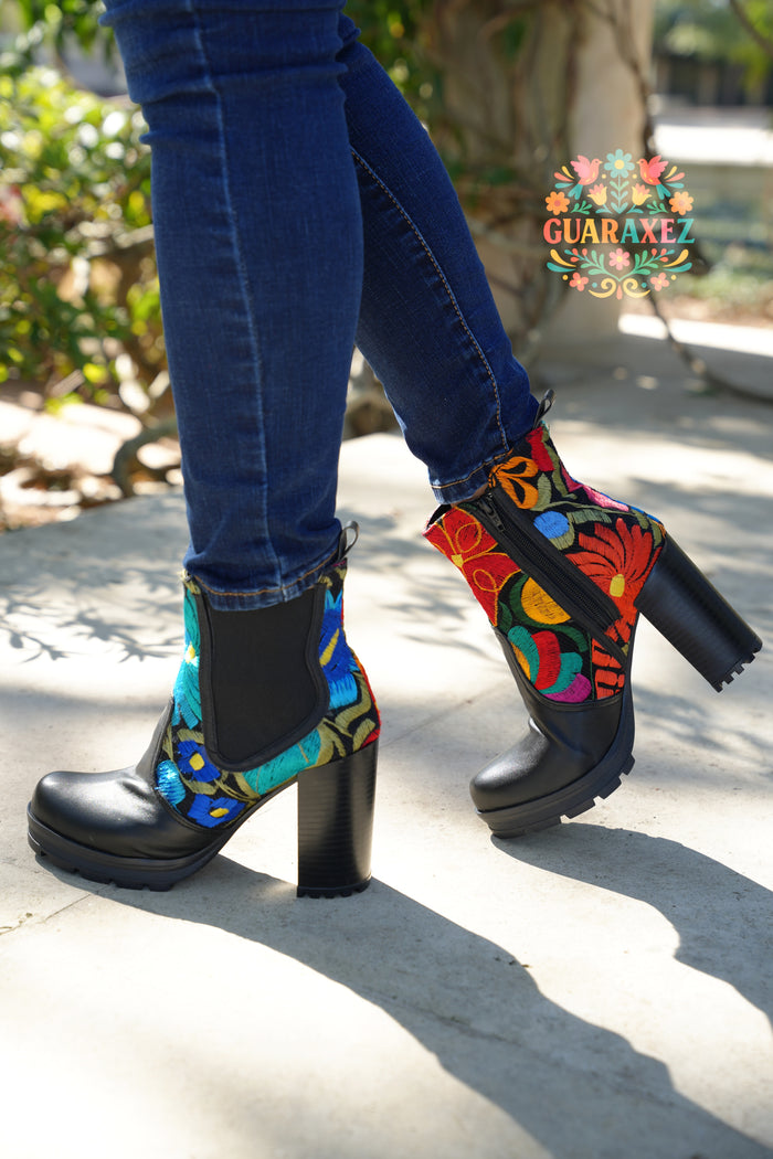 Ameyal Embroidery Booties