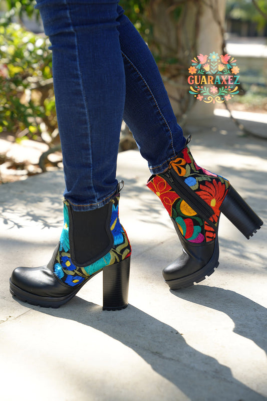 Ameyal Embroidery Booties
