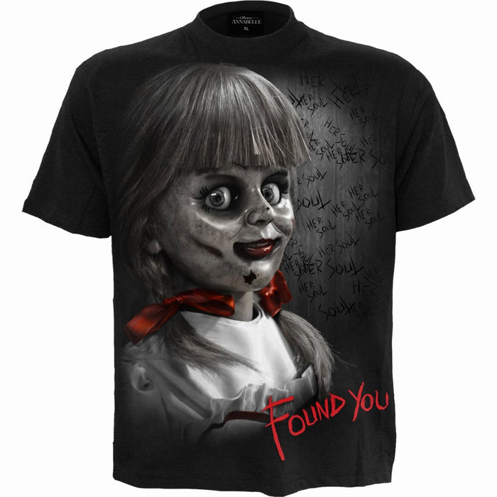 ANNABELLE - FOUND YOU - T-Shirt Black -  - T-Shirts