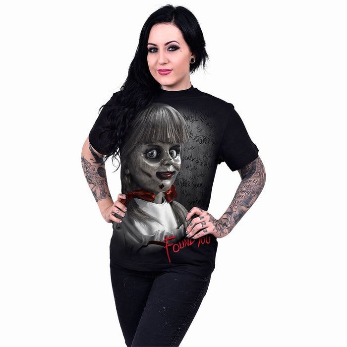 ANNABELLE - FOUND YOU - T-Shirt Black -  - T-Shirts