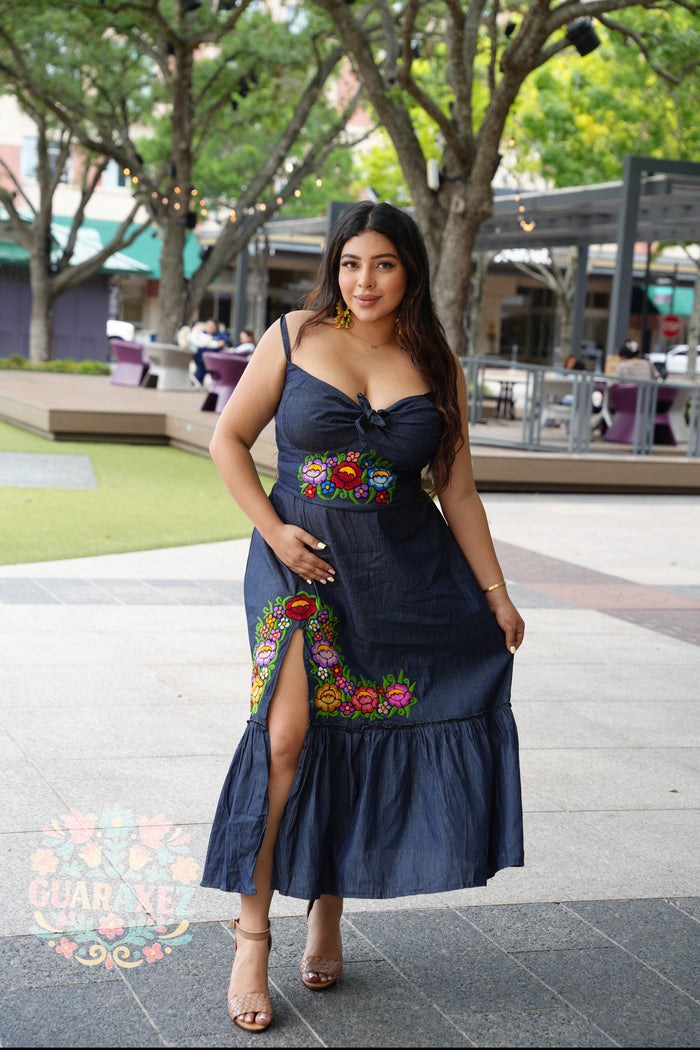 Ara Embroidered Mexican Dress