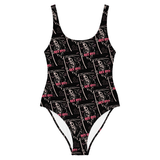 Back Off Reaper One-Piece -  - One-Piece Swimsuit