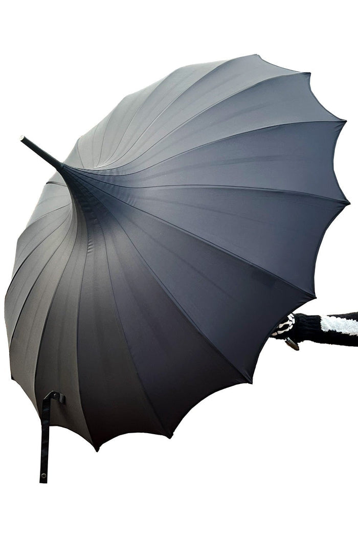 Batwing Pagoda Umbrella [MIDNIGHT BLACK] -  - Umbrellas