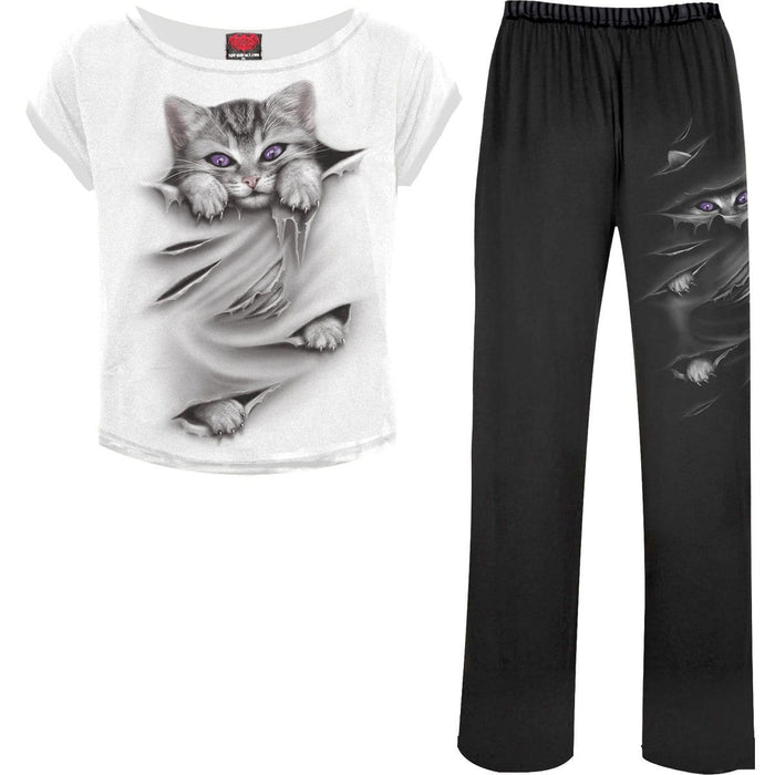 BRIGHT EYES - 4pc Gothic Pyjama Set -  - Pyjama Sets