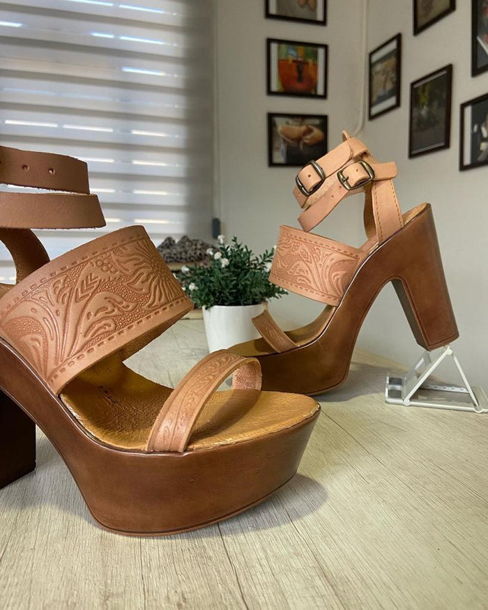 Bronca Heels Tan